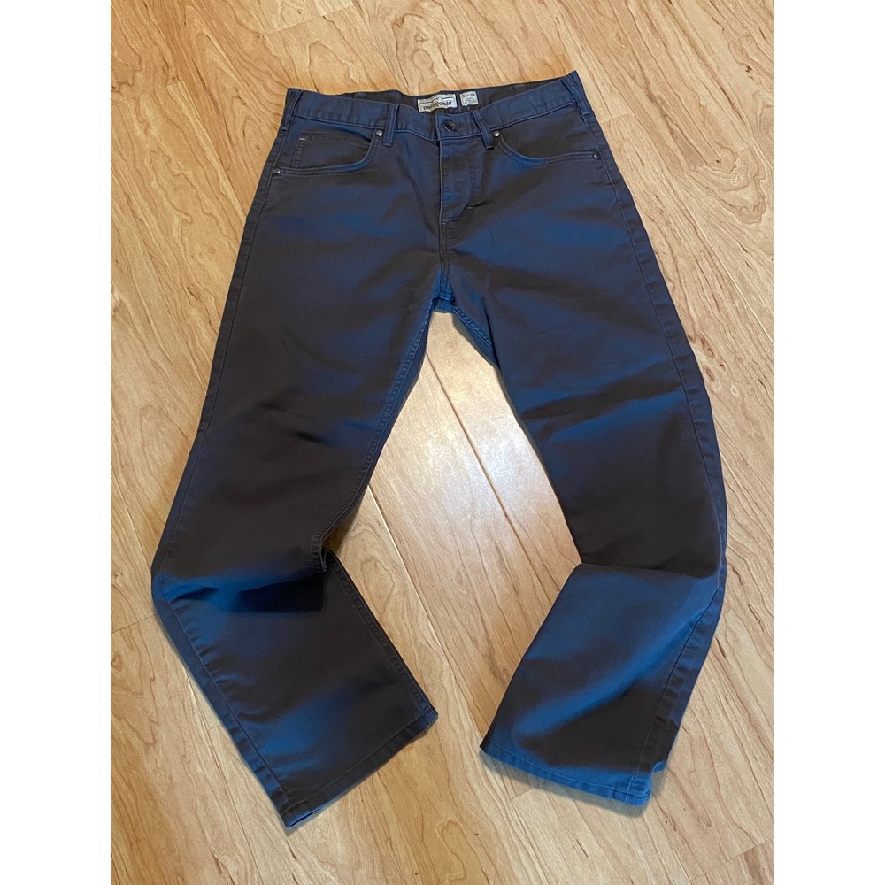 Patagonia Mens Straight Fit Organic Cotton Canvas Pants 32x30 Dark Gray
